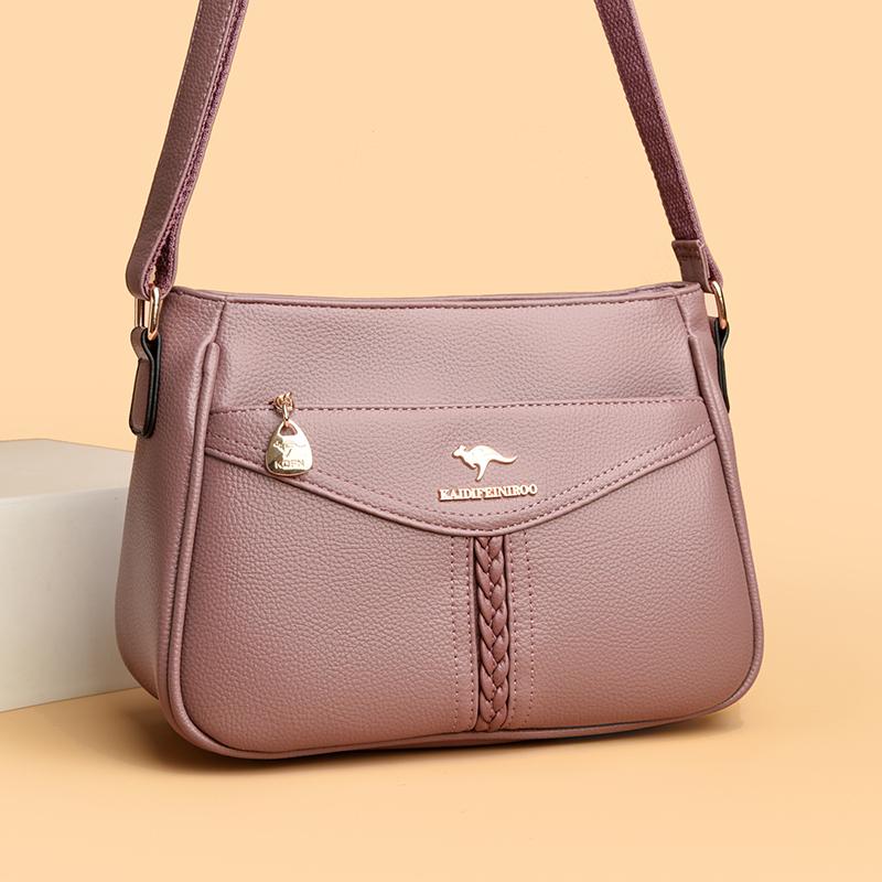 Genuine  Soft Leather Women's Handbag Trend Designer Female Crossbody Bag Fashion Casual Shoulder Messenger Handbags