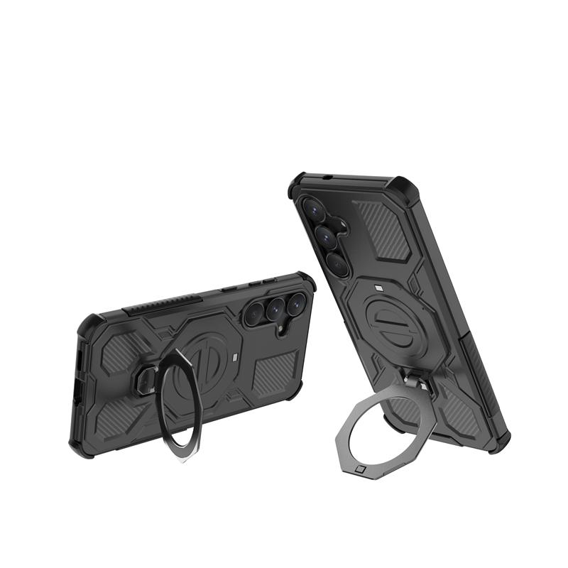 Magnetic Wireless Charge Cover For Samsung Galaxy S25 FE Phone Holder Back Case For Samsung S25 FE Cover For Samsung S25 FE Case