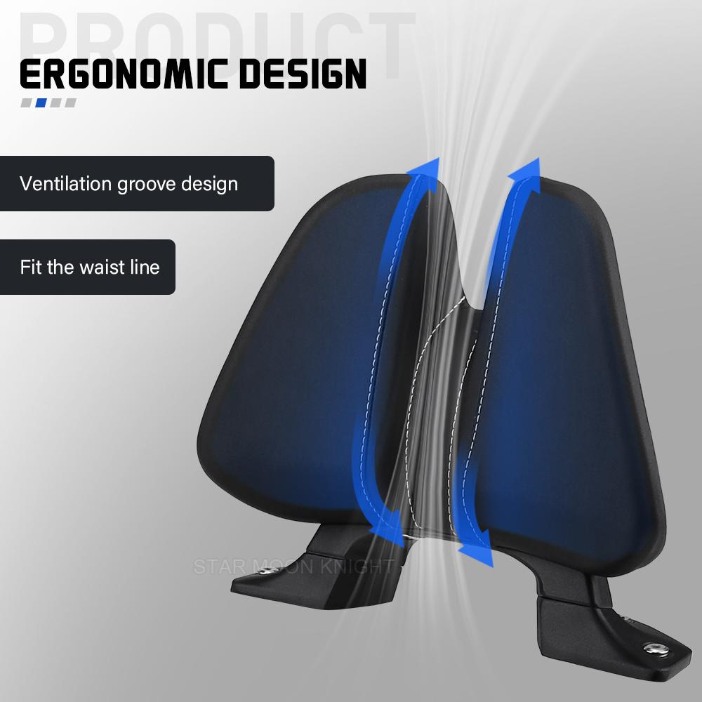 Motorcycle Passenger Backrest For Honda ADV350 ADV 350 (2025-) For Forza 350 (2025-) Rear Seat Cushion Back Rest Pad