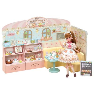 Takara Tomy Καλώς ήρθατε στο Sumikkogurashi Κούκλα Παιχνίδι για Ηλικίες 3+ και Πληροί το Σήμα Ασφαλείας Παιχνιδιών ST "Καφέ Licca-chan!""" Μεταμφίεση Πάνω, Πρότυπα, """