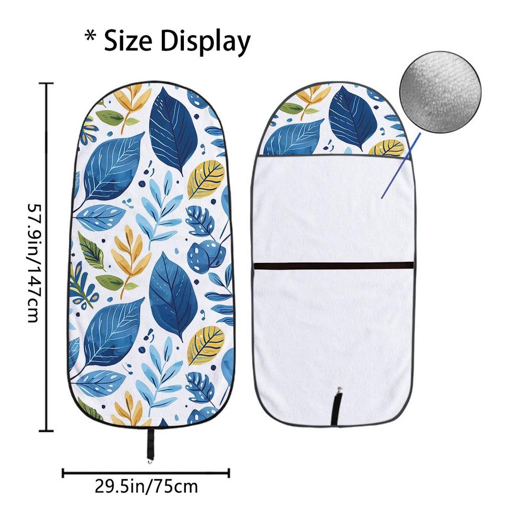 Car Seat Towel Cover - Front Seat Protection for Gym & Exercise, All-Season Universal Fit