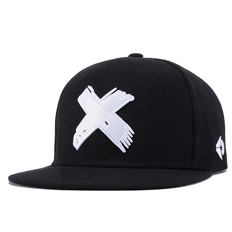 1Piece Unisex Alphabet Lettering X Embroidered Stitching Baseball Cap Outdoor Adjustable Sunscreen Leisure Hat Spring Autumn Travel Tourism Vacation