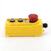 1pc 220V Electric Hoist Switch IP54 Lifting Button Box Exigent Stop Button Switch For Electrical Equipment