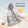 Camel Volcano Unisex Hooded Duck Down Puffer Jacket