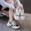 Sneakers Spring and Autumn New Single Shoes Classic Trendy Shoes Casual Running Shoes Leather Daddy Shoes