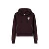 Loose Comfortable Hooded Long Sleeve Sweatshirt Women Tops Ebony-Brown 162448715S-2