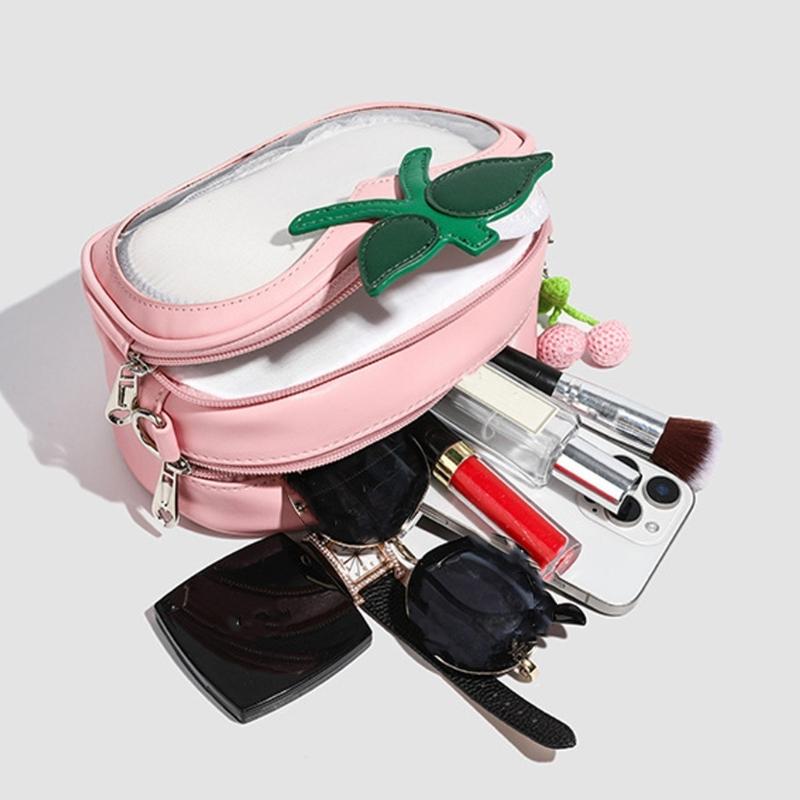 Itabag Toted Bag Clear Window for Pins Shoulder Bag Handbag Bag DIY Cosplay Stachel Toted Bag Itabag Crossbody Bag Purse