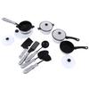 1 Sets Pots and Pans Kitchen Cookware Set for Children Play House Toys Simulation Utensils