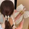 Pearl Butterfly Hairpin Ladies Elegant Alloy Hairpin Hair Additions