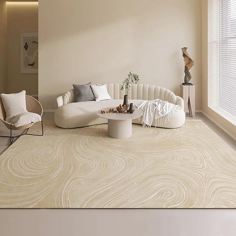 Euporean Pattern Carpet Living Room Floor Mat Bedroom Sofa Luxury Large Area Rugs White Decoration Household Alfombras Para Sala