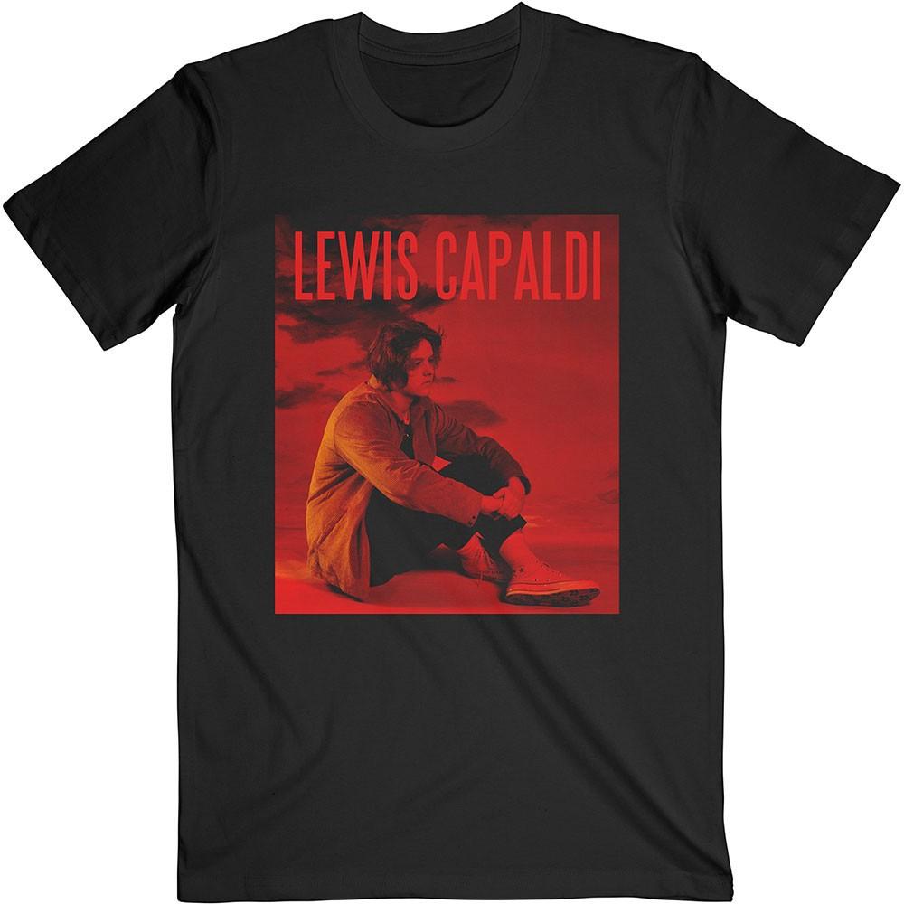Men s Lewis Capaldi Divinely Uninspired T-shirt Small Black 2XL