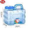 5/7.5/10/12/15L Portable Water Bucket Driving Pure Water Tank Container for Outdoor Camping Hiking Picnic Water Storage Carrier