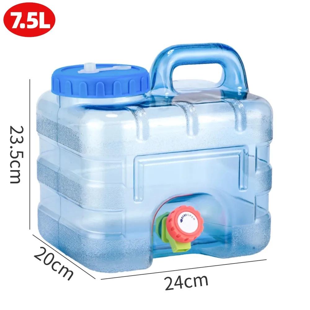 5/7.5/10/12/15L Portable Water Bucket Driving Pure Water Tank Container for Outdoor Camping Hiking Picnic Water Storage Carrier
