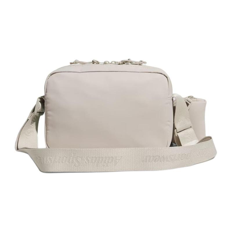 Adidas Recycled Polyester Shoulder Bag, Crossbody Bag Mini Unisex Light Gray Adidas IS9490
