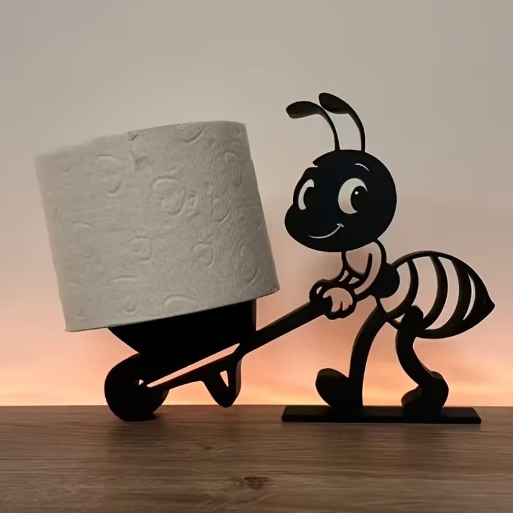 Tissue Stand Ant Tissue Holder Ornament Free Standing Vertical Napkins Rack  Bathroom