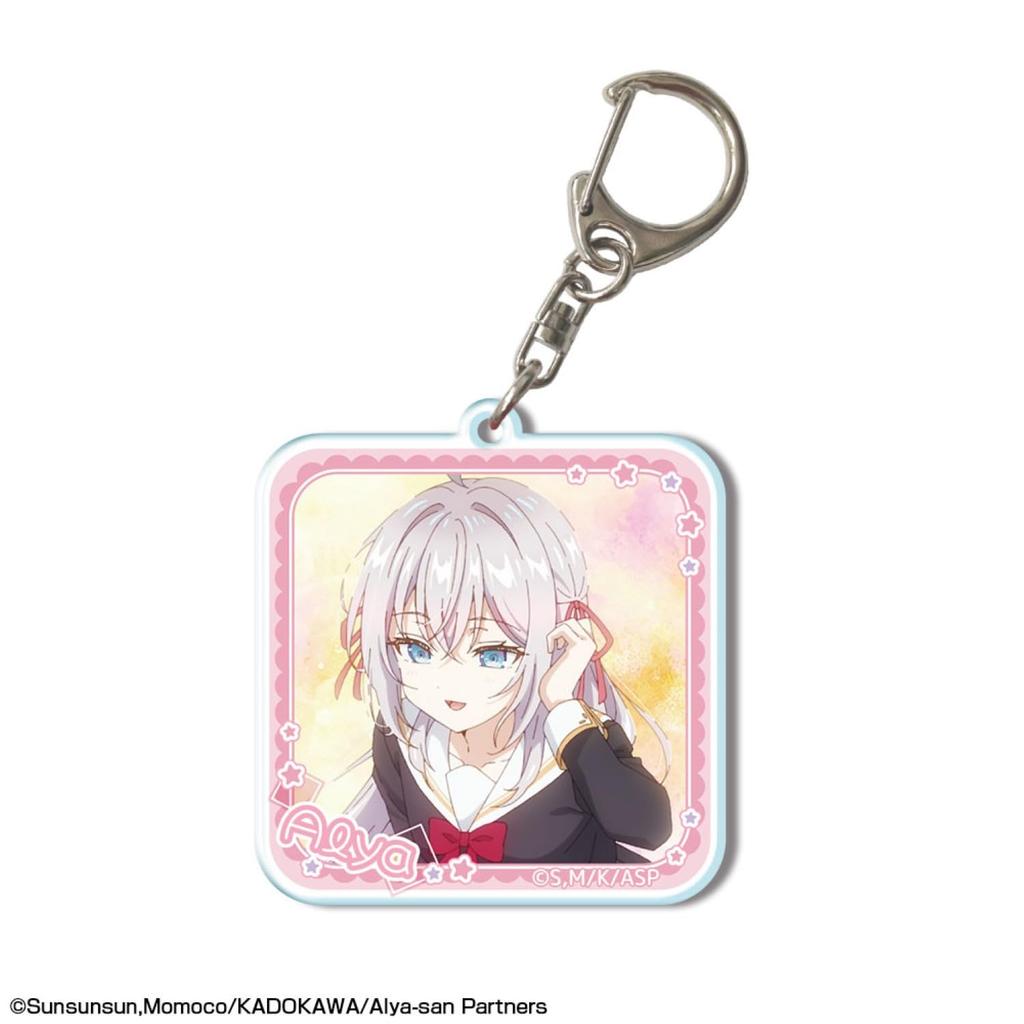 TV Anime Sometimes Whispers In Acrylic Keychain Arya G "My Neighbor, Arya, Russian" KHAN-R005-m07