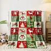 Christmas Reindeer Cardinal Blanket bedroom Blanket for Livingroom Couch lunch break Soft throw for Friend's festival Gift