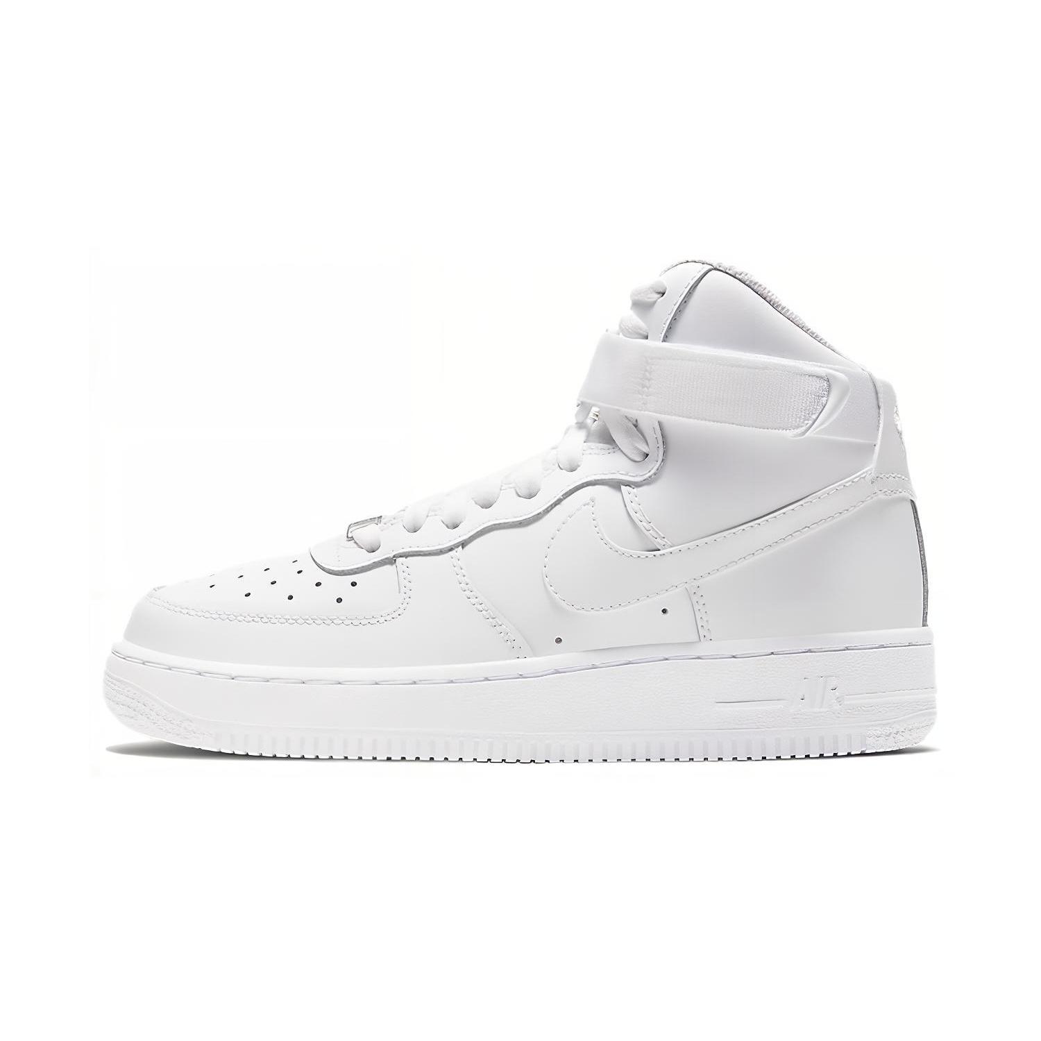 (GS) Nike Air Force 1 High LE Triple White Kids DH2943-111 EU 36