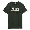Camiseta Amplificada Unisex Adulto Espiral Descendente Logo Nine Inch Nails