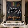 Custom Text Tapestry Penrith Panthers Print Wall Tapestry Indoor Living Room Wall Decor