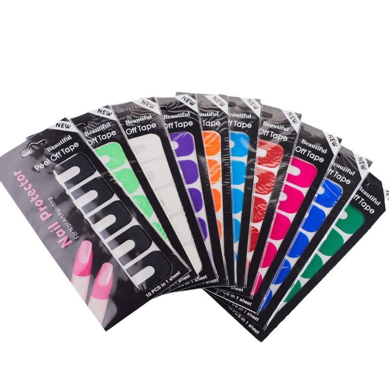 U-Shaped Anti-Spill Nail Art Stickers