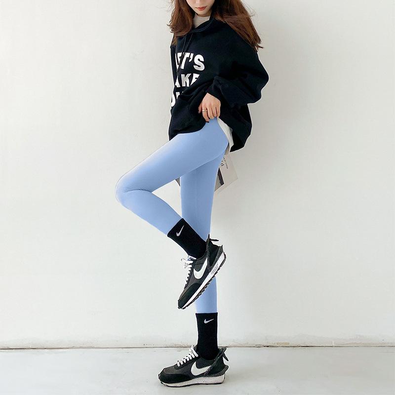 

Весенне-летние кремовые брюки для йоги с высокой талией телесного цвета - без эффекта верблюжьей лапки, контроль живота, подъем бедер, готовы для пилатеса/фитнеса. XL