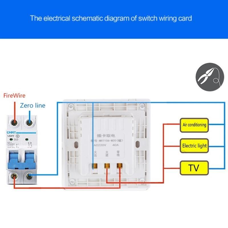 86x86mm Hotel Card Electric Switches Push Button Insert Electrical Power Control Panel with 3 Cards