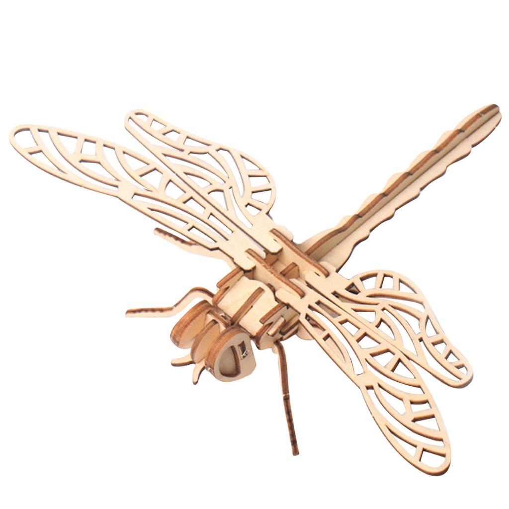 Insect Puzzle Wooden DIY Assembly 3D Puzzle Toy Educational Puzzle Toy For Kids