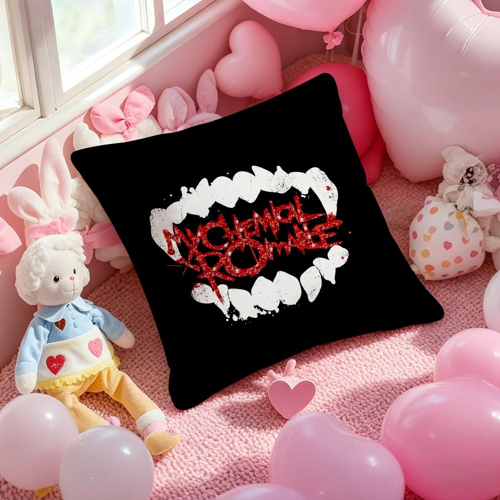 Band My C-Chemical RomanceS Cushion Cover Pattern Printed Pillowcase for Living Room Sofa Cushion Cover & Bedroom Decor