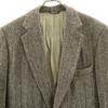 Harris Tweed 70s 80s Center Vent Vintage Herringbone Tailored Jacket Men's Used