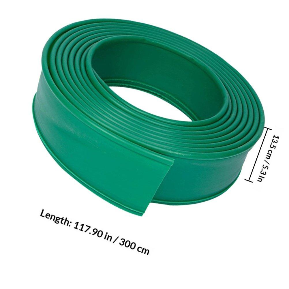

1 Roll Plastic Landscape Edging Barrier Strip Garden Lawn Edging Border for Tree Protection and Soil Isolation
