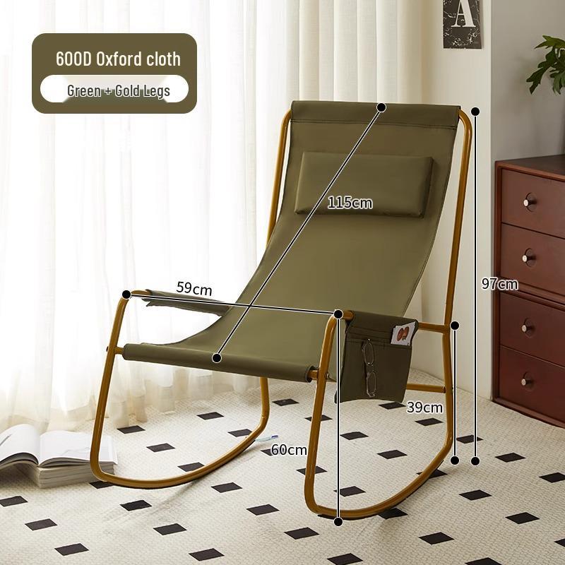 Breathable Outdoor Reclining Rocking Chair for Balcony or Home