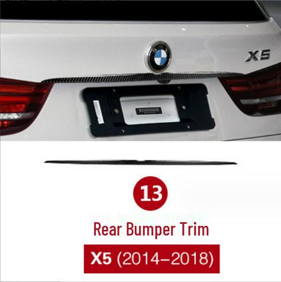 BMW X5/X6 F15/F16 Carbon Fiber Interior & Exterior Modification Center Console Gear & Vent Decoration Sticker