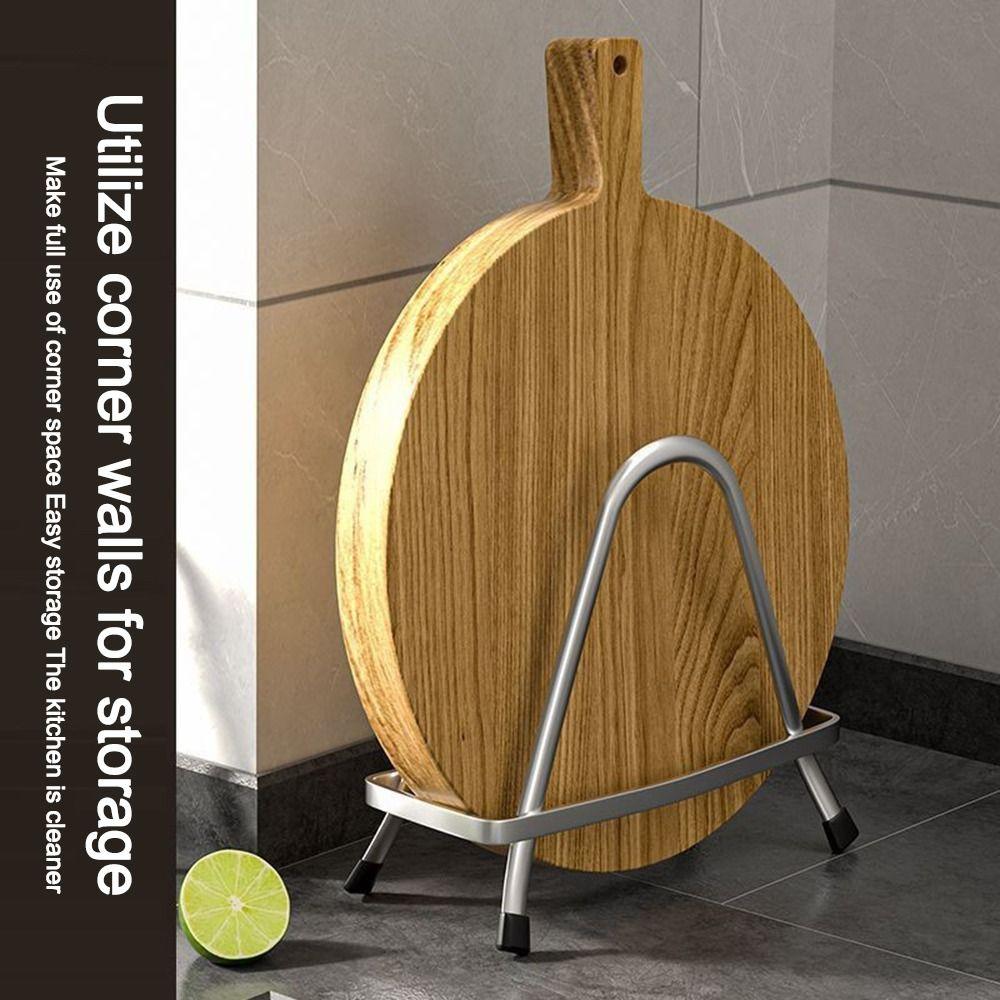 Edelstahl Schneidebrett Halter Verdickung Schneidebrett Organizer Küchenaufbewahrungsregal