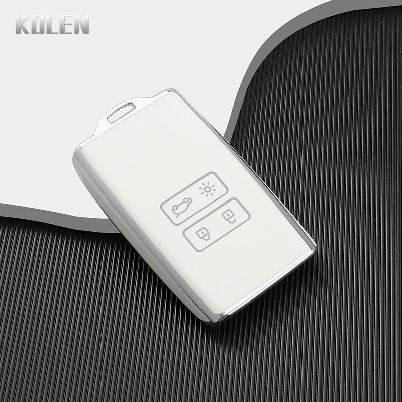 New Tpu Car Remote Key Case Cover For Renault Koleos Kadjar Captur Megane Talisman Espace Clio Zoe Scenic 4 Arkana Dacia Sandero