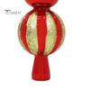 Topper per albero di Natale Topper per albero di Natale glitterato Topper per bottiglia antiscivolo a forma di zucca Decorazione per albero di Natale Crea atmosfera Decorazioni per feste