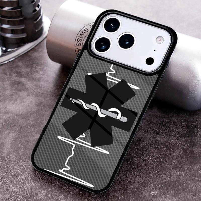 EMT EMS Medical Rescue Phone Case For iPhone 17 16 15 14 13 12 11 Pro Max Plus 17Air Soft Silicone Cover