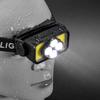 USB Rechargeable Headlamp Portable LED Headlight Built in Battery Torch Portable Working Light Fishing Camping Head Light