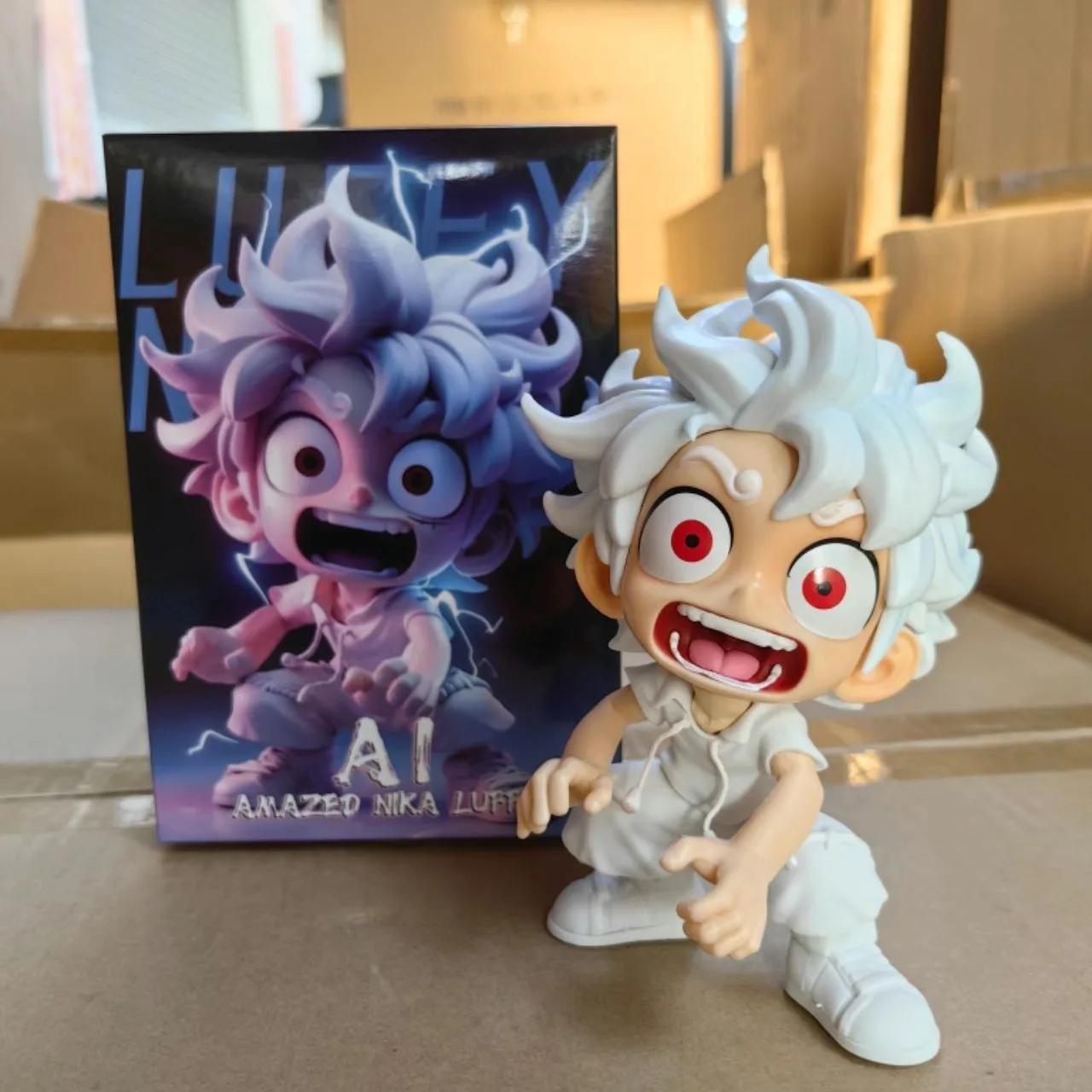 

Цільні фігурки аніме Луффі Nika Monkey D Луффі фігурки NINETY SEVEN STUDIO Колекція ПВХ моделей Іграшки Декорація Подарунки original box