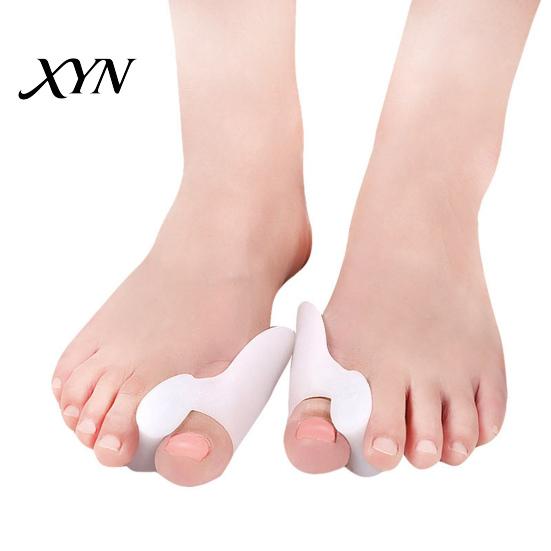 Comfortable Toe Spacer 2PCS Gel Separator, Hallux Valgus Correction And Overlapping Bunion Relief Sleeve Corrector, Ultra-Thin Separator for Day Night