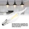 E14 2W LED Lamp Light Bulb Candle Flame Shape Warm White Lighting AC 220V (2W)