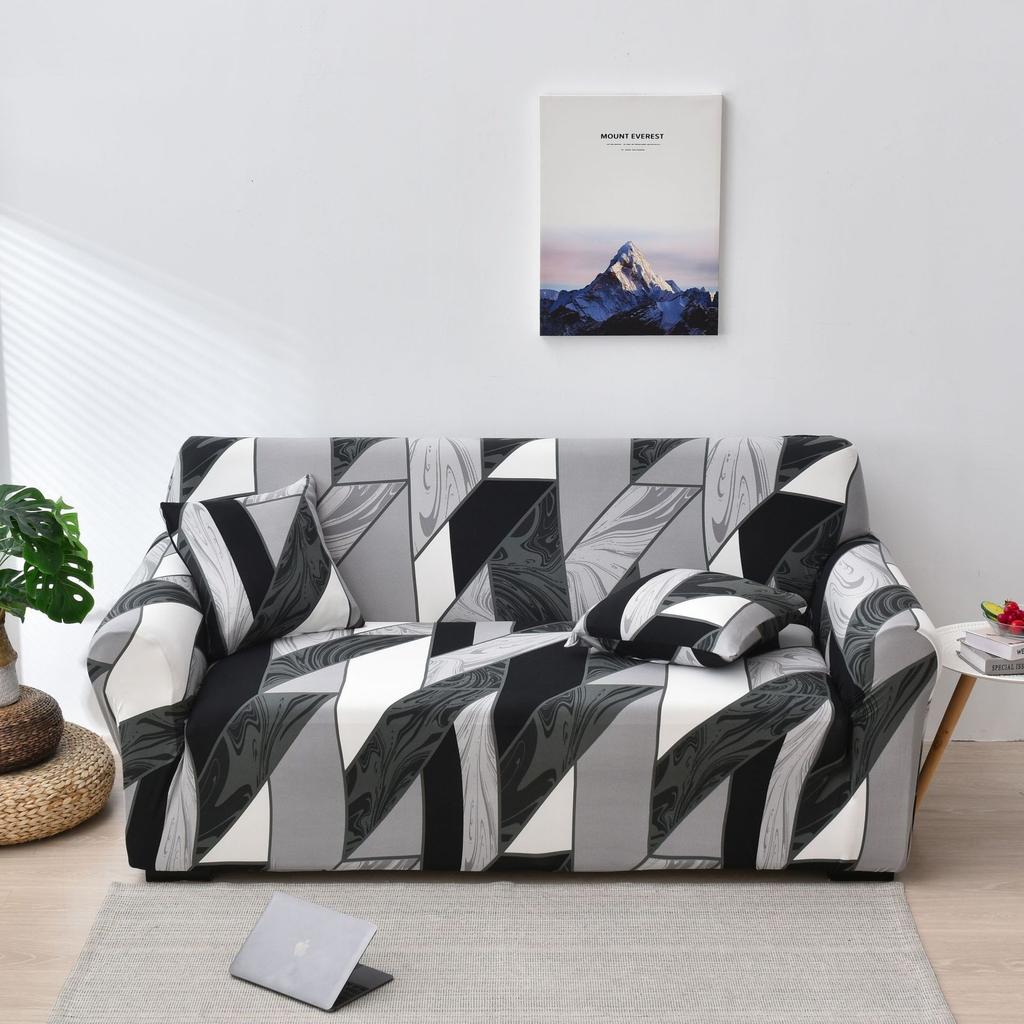 1pc Bohemian Sofa Slipcover, Non-slip Sofa Cover, Elastic Couch Cover Furniture Protector for Bedroom Office Living Room Home Decor