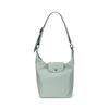 Le Pliage Xtra Adjustable Detachable Shoulder Strap Buckle Closure Leather Shoulder Bag Medium Women Shoulder Bag Emerald-Green 10286987M07