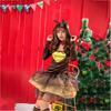 Christmas Reindeer Women Costume Fashion Cosplay Party Deer Fancy Outfit Dress
