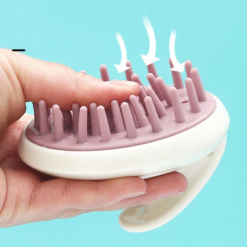 Hair Washing Tool Hair Brush Massage Comb Head Washing Soft Brush Hair Grabber Silicone Hair Brush Scalp Cleaning