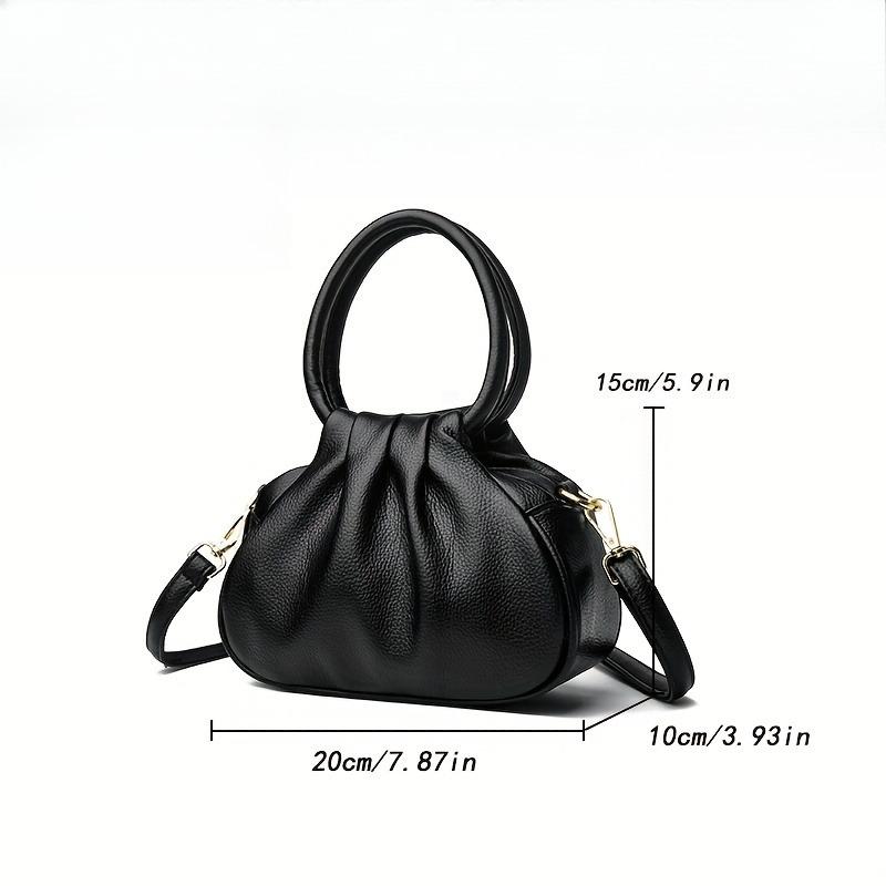 Elegante Mini Borsa Phe da Donna, Leggera, Design Pieghettato Multistrato, Borse a Spalla Singola e a Tracolla alla Moda e Versatili