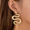 Exaggerated Snake Pearl Dangle Earrings for Women Luxury Exquisite Hiphop Punk Drop Earrings Casual Versatile Party Jewelry 2025