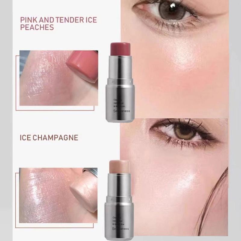 High Gloss Stick Highlighter Blush Water Light Shimmer Waterproof Face Blush Brighten Contouring Rouge