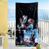Haaland Customize Your Name Beach Towel High Absorbency & Quick-Dry Perfect for Traveling Yoga Camping and Swimming