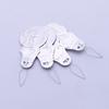 100Pcs Aluminum Gourd Shape Needle Threader Tool Wire Loop Threader For Machine Hand Needles Sewing Helper Craft Project
